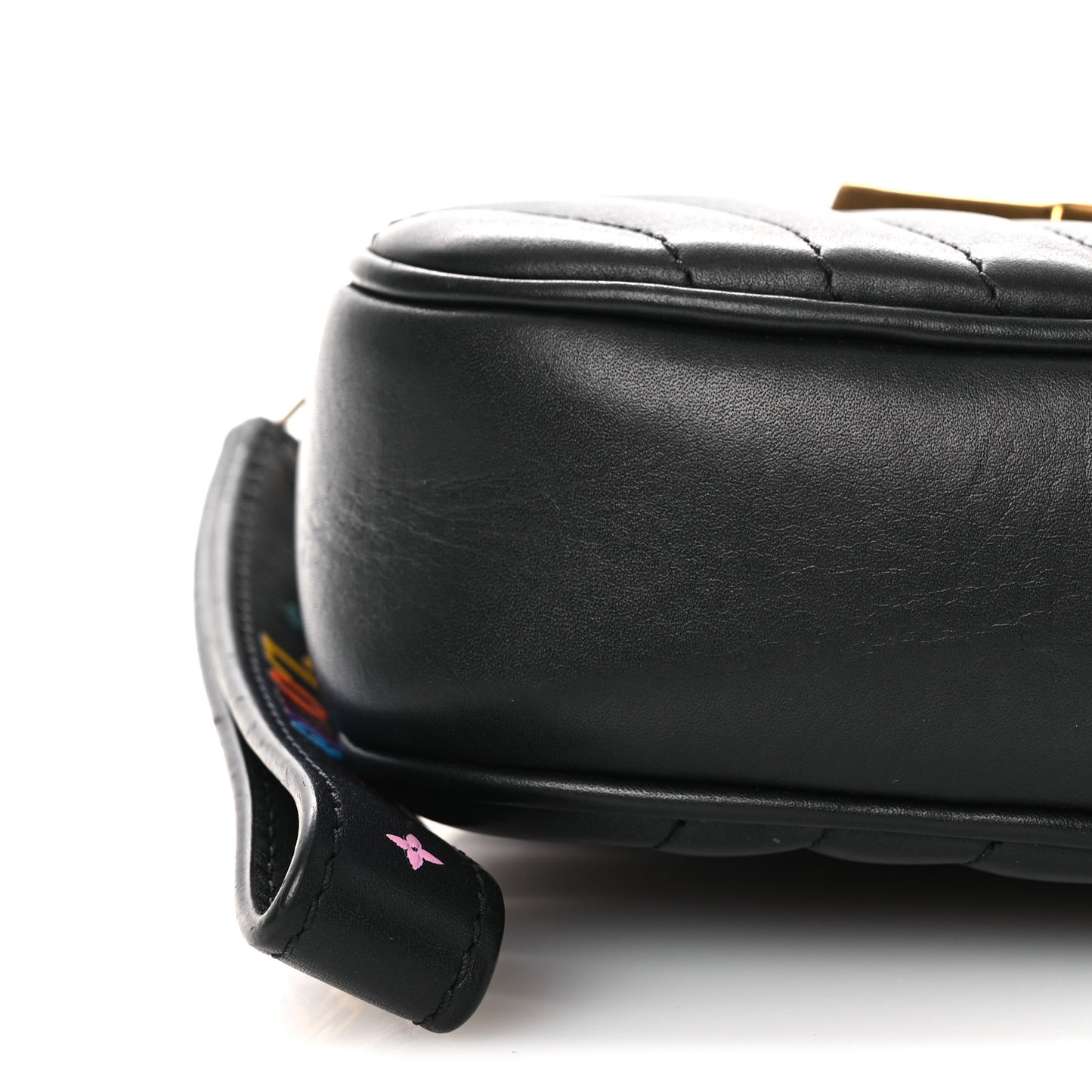 Calfskin New Wave Heart Bag Black
