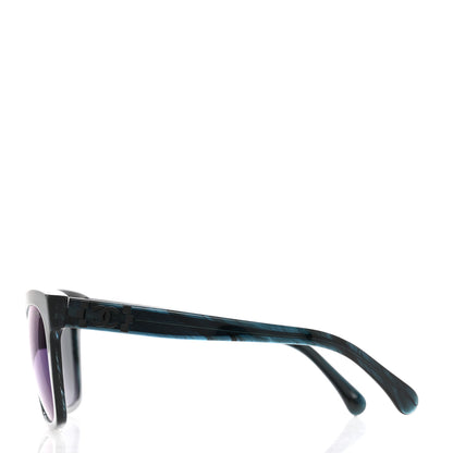 Chanel CC Butterfly Signature Sunglasses 5313 Black 3 of 8