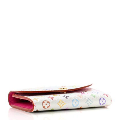Louis Vuitton LV X TM Monogram Multicolor Rosalie Coin Purse White Kawaii Pink 4 of 6