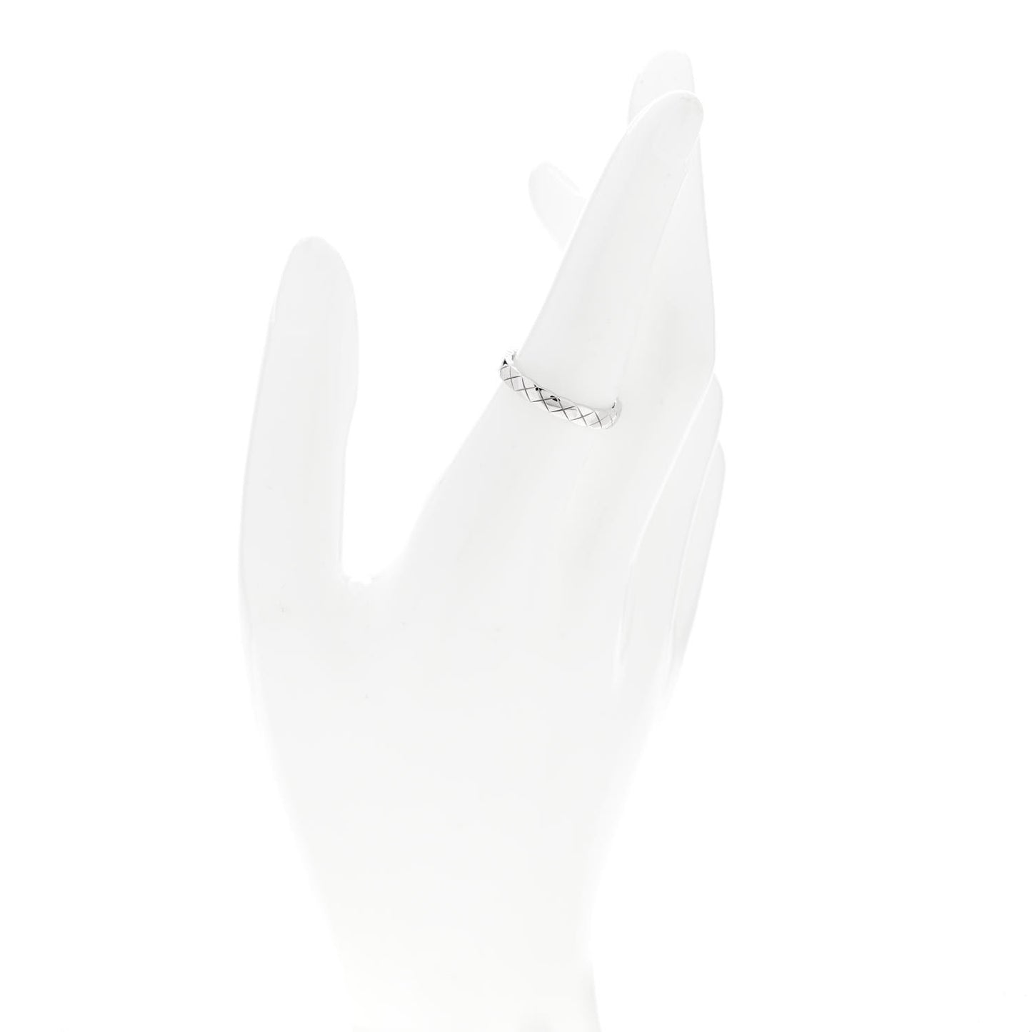 18K White Gold Mini Coco Crush Ring 56 7.5