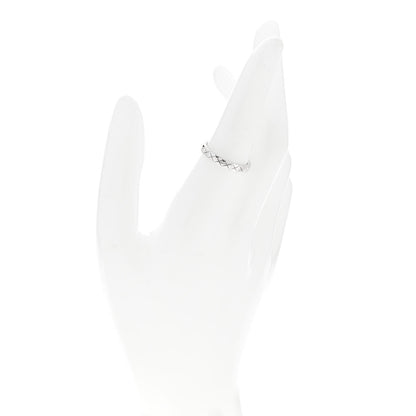 Chanel 18K White Gold Mini Coco Crush Ring 56 7.5 2 of 5