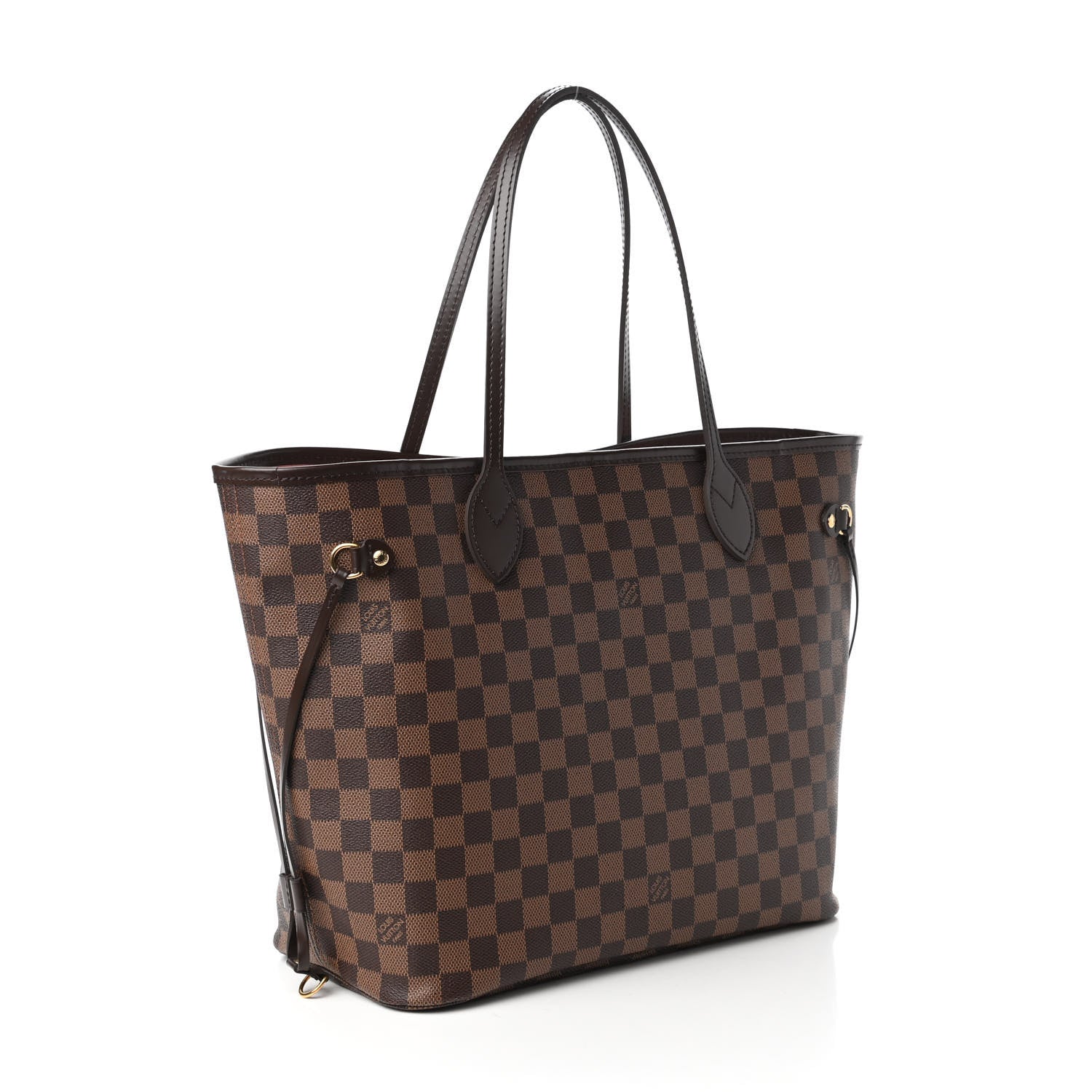 Louis Vuitton Damier Ebene Neo Neverfull MM Rose Ballerine 3 of 10