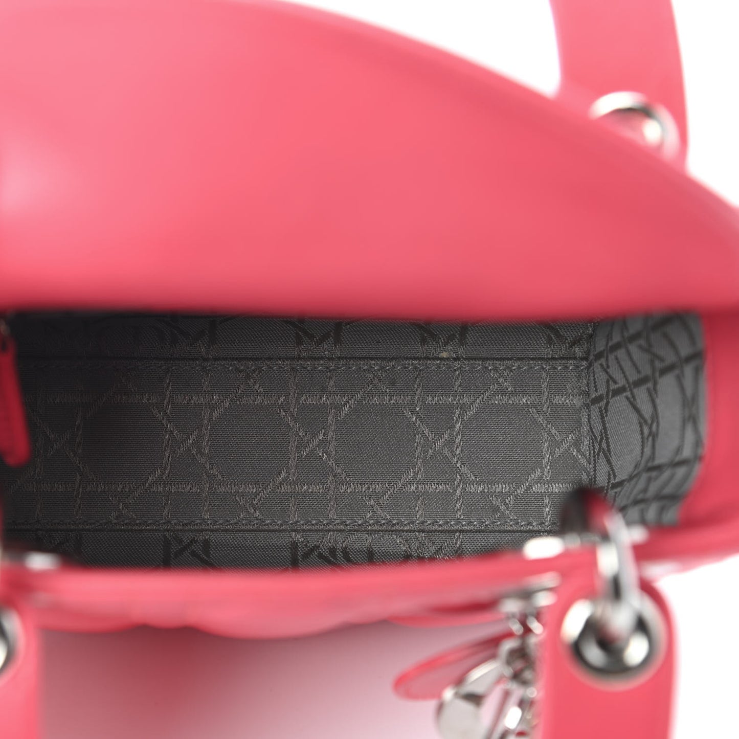 Lambskin Cannage Mini Lady Dior Pink