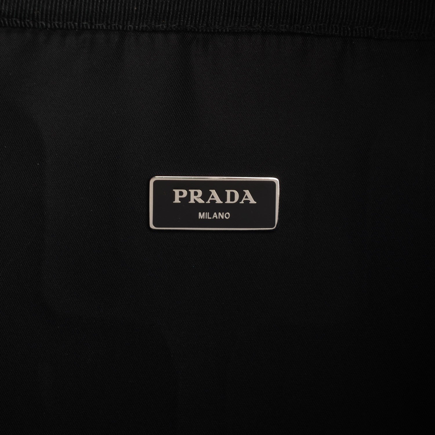 Prada Tessuto Nylon Double Buckle Backpack Black 7 of 7