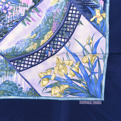 Hermes Silk Giverny Scarf 90 2 of 3