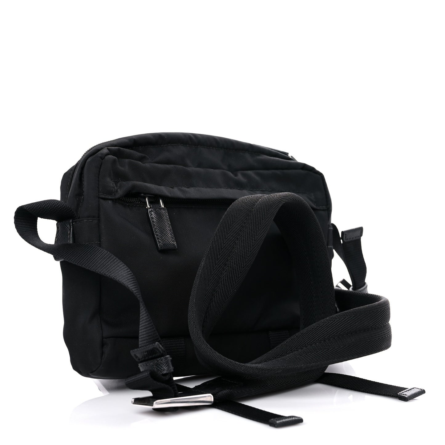 Tessuto Nylon Messenger Bag Black