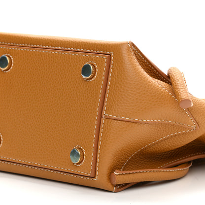 Proenza Schouler Grained Calfskin Small Pipe Bag Bronze Ecru 9 of 9