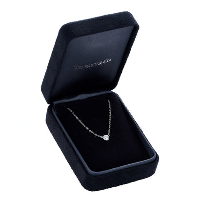 Tiffany Platinum Diamond .21ct Elsa Peretti Diamonds by the Yard Pendant Necklace 4 of 4
