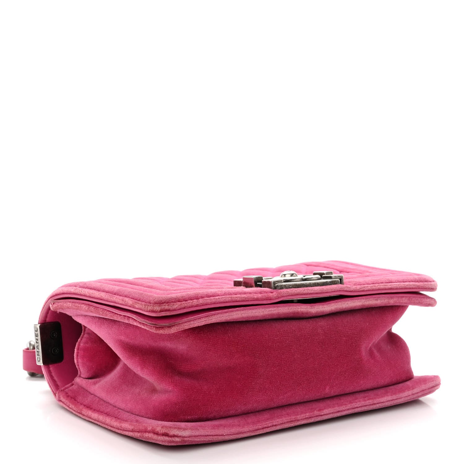 Chanel Velvet Quilted Small Boy Flap Pink 4 of 11