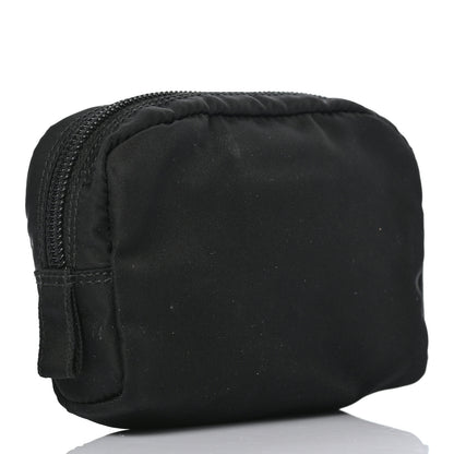 Prada Tessuto Nylon Saffiano Pouch Black 3 of 8