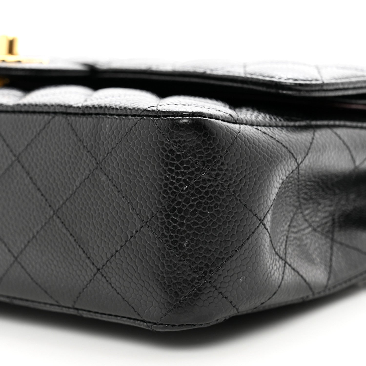 Chanel Caviar Quilted Medium Double Flap Black 9 of 9