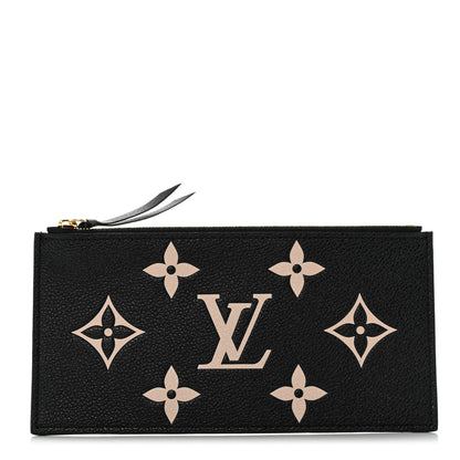 Louis Vuitton Empreinte Monogram Giant Crafty Pochette Felicie Zippered Insert Black 1 of 6