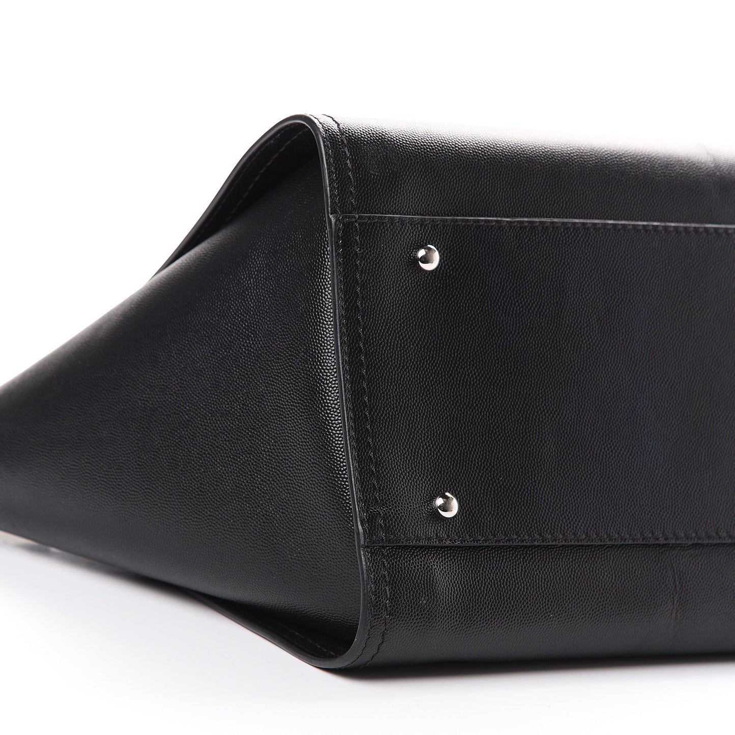 Caviar Medium Studded Deauville Tote Black