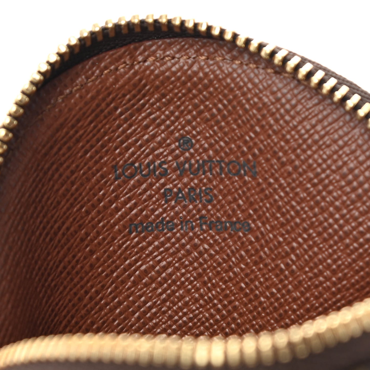 Monogram Round Coin Purse