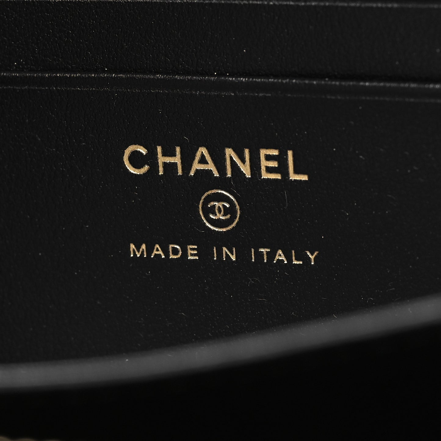 Caviar Quilted CC Filigree Vanity Clutch With Chain Beige Black