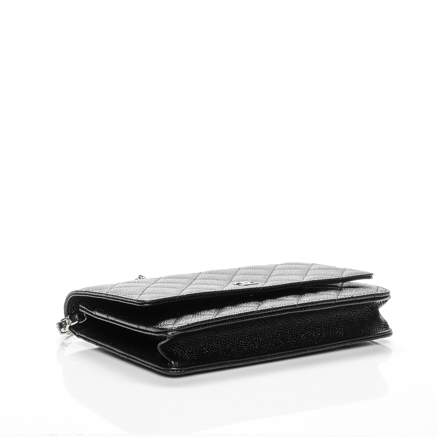 Chanel Caviar Quilted Wallet On Chain WOC Black 4 of 8