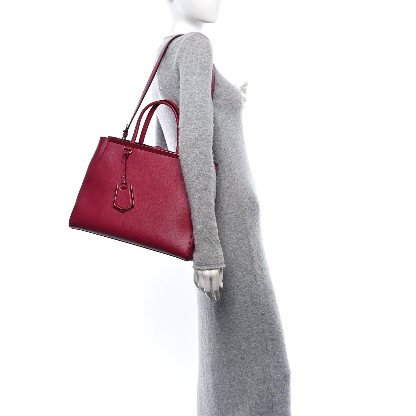 Vitello Elite Regular 2Jours Tote Amarena