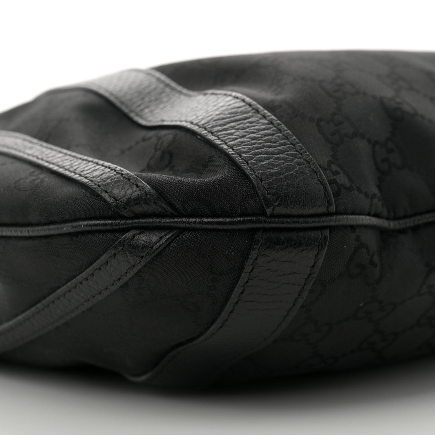 Gucci Monogram Medium Abbey Convertible Tote Black 9 of 10