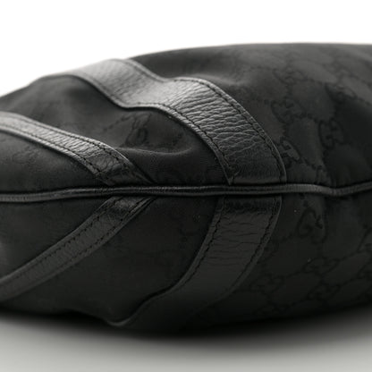 Gucci Monogram Medium Abbey Convertible Tote Black 9 of 10