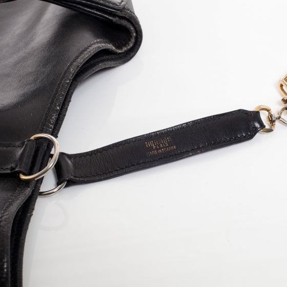 Box Leather Trim I 38 Black