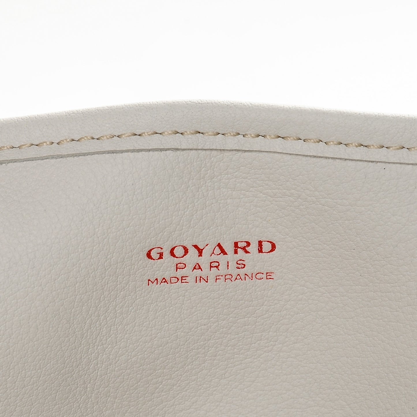 Goyardine Reversible Anjou PM White