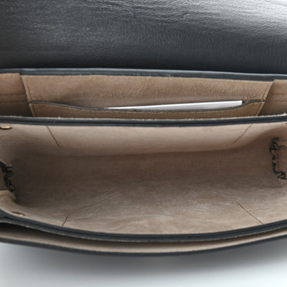 Chloe Suede Calfskin Small Faye Shoulder Bag Black 7 of 9