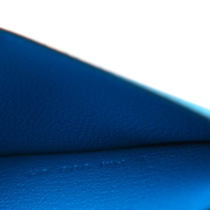 Hermes Evercolor Epsom Togo Rooroo 3CC Card Holder Bleu Frida Brique Bleu Nuit 11 of 12
