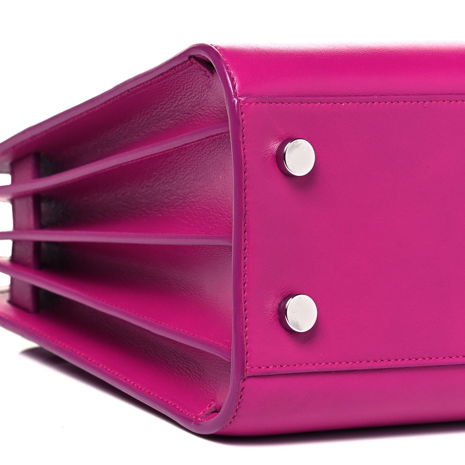 Saint Laurent Calfskin Baby Sac De Jour Fuchsia 8 of 9