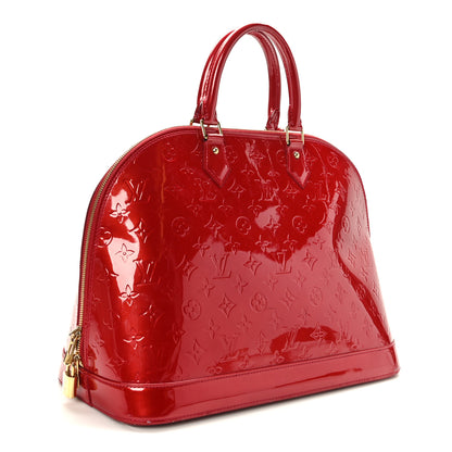 Louis Vuitton Vernis Alma GM Pomme D'Amour 3 of 11