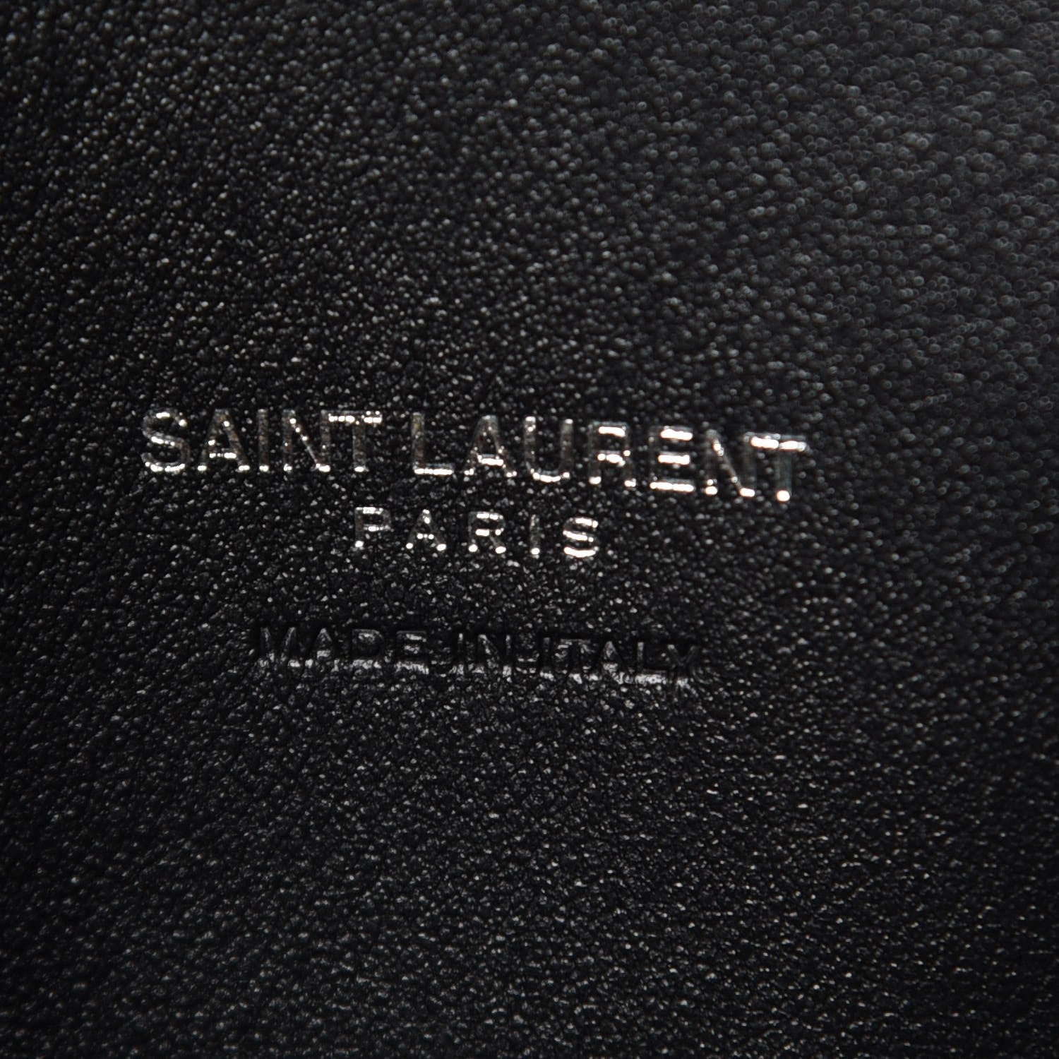 Saint Laurent Grained Calfskin Topstitch Small Sac De Jour Black Porcelain 9 of 9