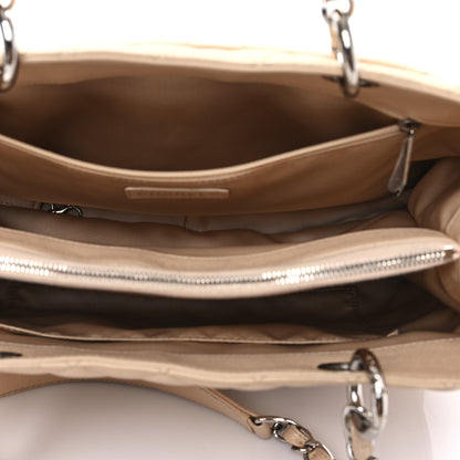 Chanel Caviar Quilted Grand Shopping Tote GST Beige Clair 5 of 9