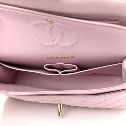 Chanel Caviar Quilted Small Double Flap Light Pink 5 of 10