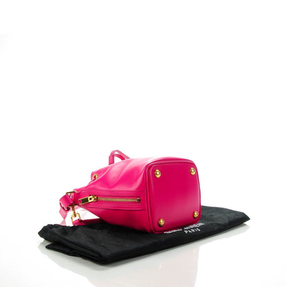 Saint Laurent Calfskin Small Emmanuelle Bucket Bag Fuchsia 4 of 7