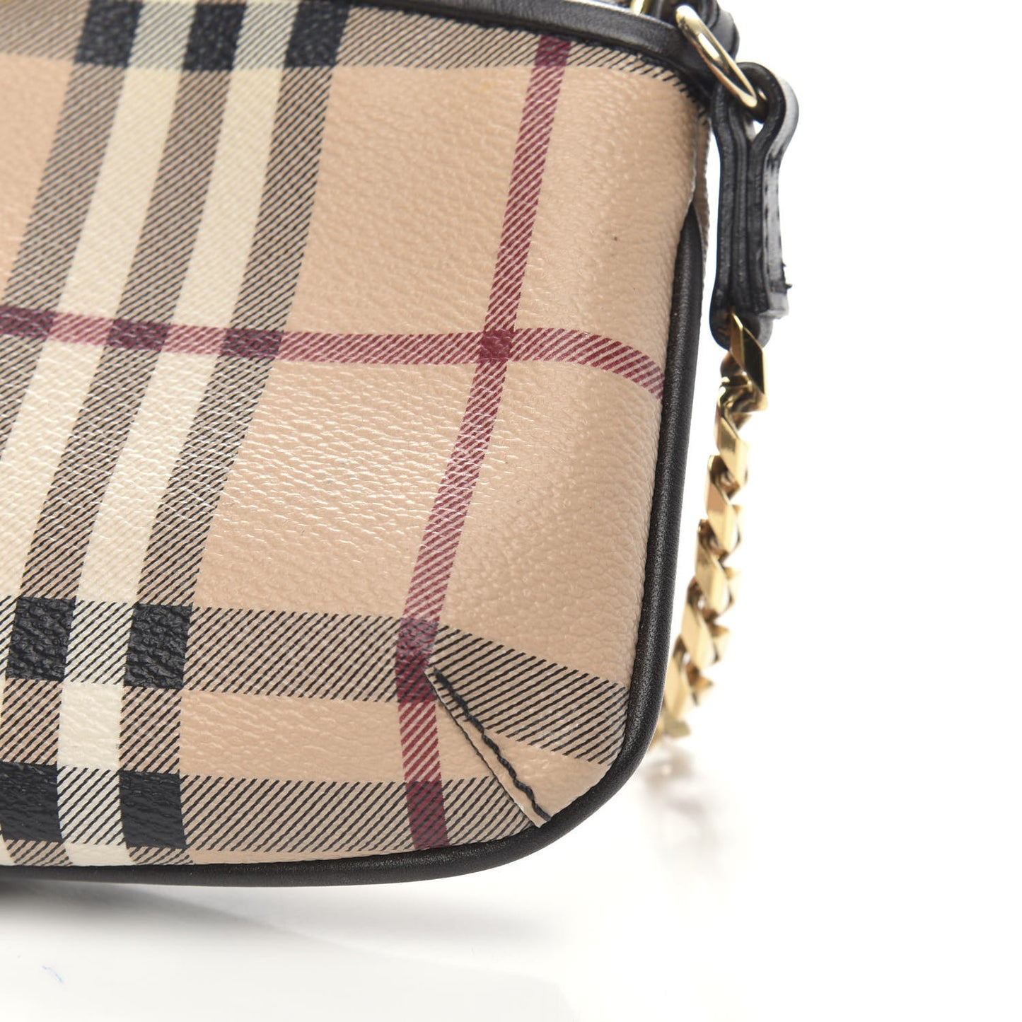Haymarket Check Clara Pochette Chocolate