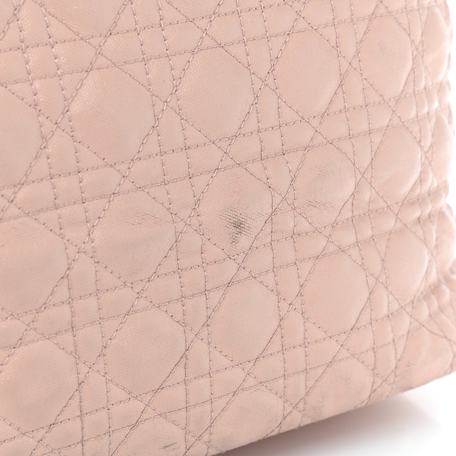 Christian Dior Coated Canvas Cannage Medium Panarea Tote Rosato 22 of 25