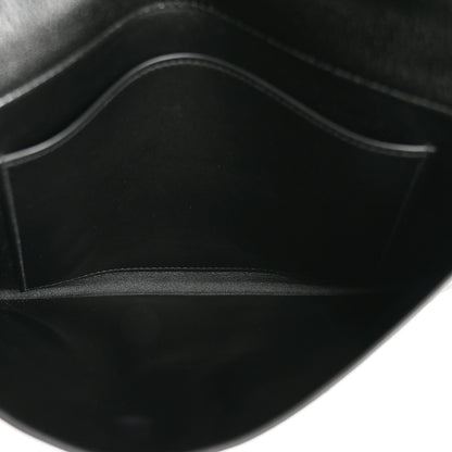 Hermes Chevre Mysore Cinhetic Clutch Black 5 of 10