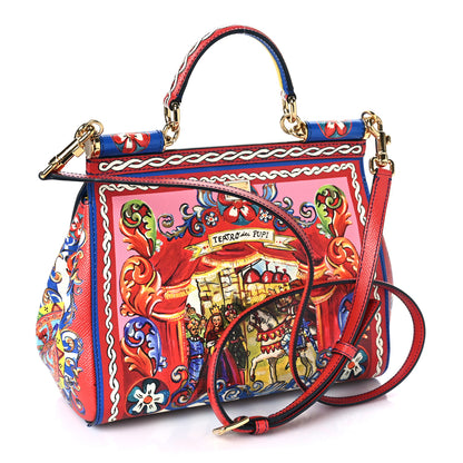 Dolce & Gabbana Dauphine Print Medium Miss Sicily Satchel Multicolor 3 of 11
