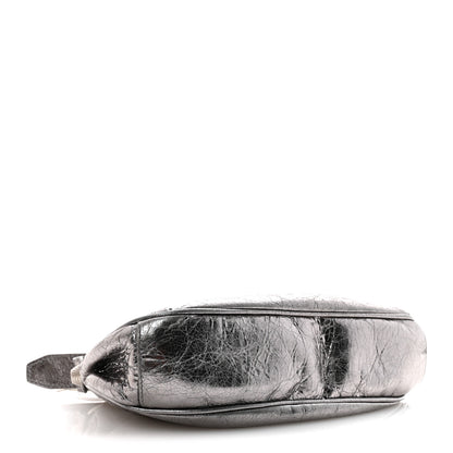 Balenciaga Metallic Agneau Arena Le Cagole Shoulder Bag XS Silver 5 of 16