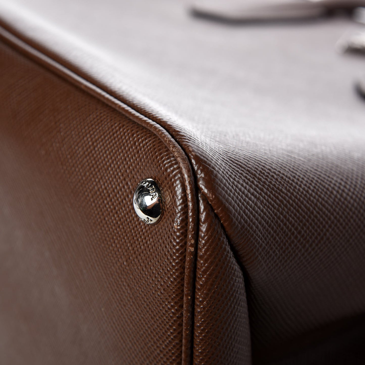 Saffiano Cuir Twin Tote Cacao