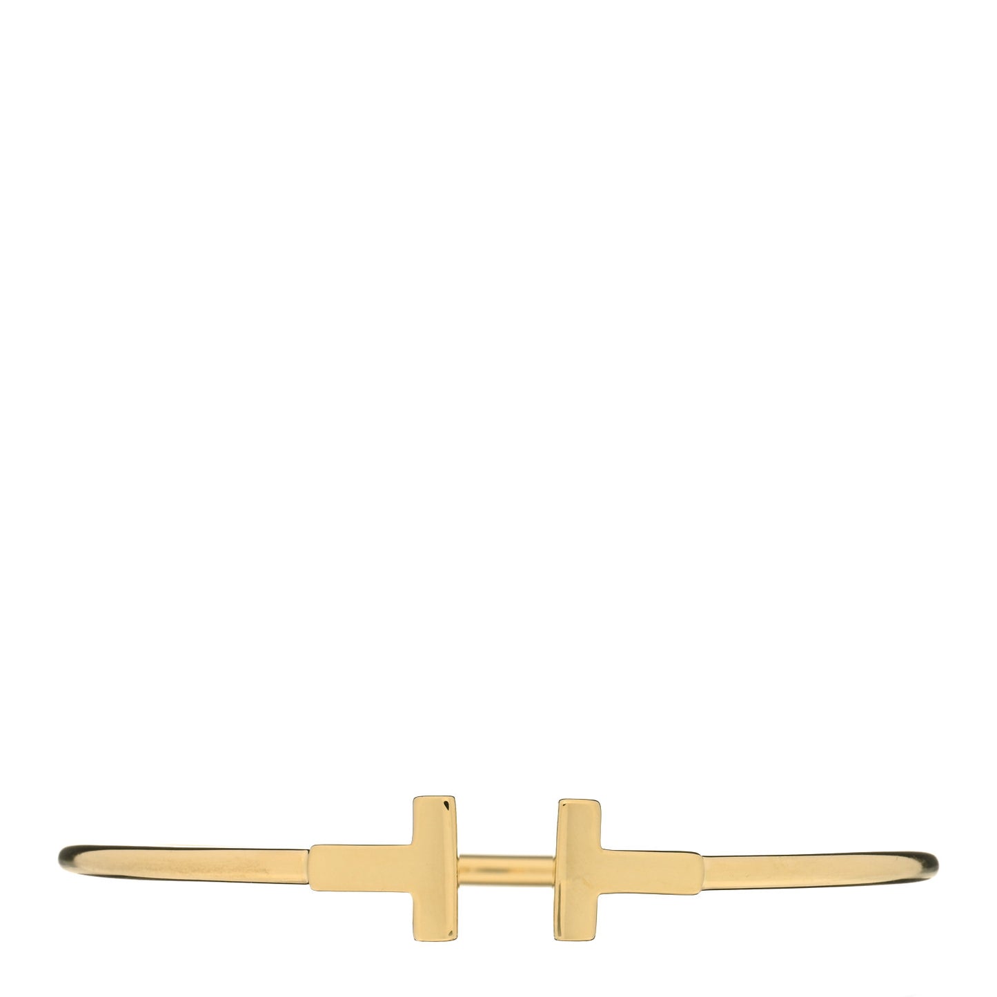 18K Yellow Gold T Wire Bracelet