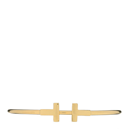 Tiffany 18K Yellow Gold T Wire Bracelet 1 of 3