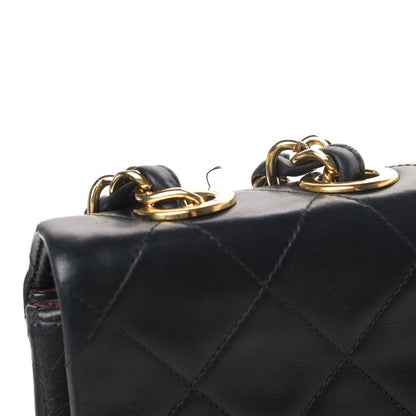 Chanel Lambskin Quilted XL Jumbo Single Flap Black 6 of 6