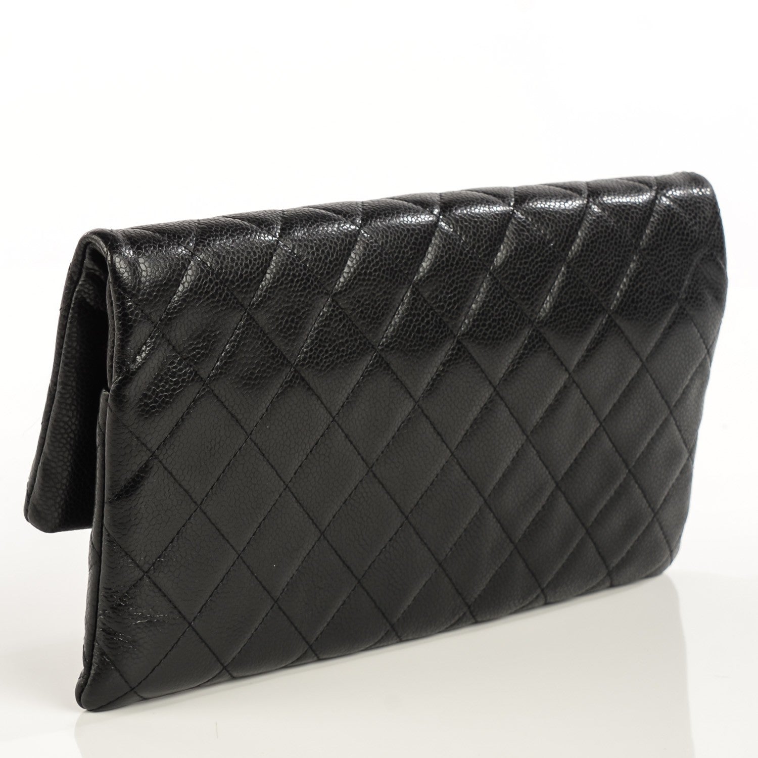 Chanel Caviar Quilted CC Beauty Clutch Black 3 of 8
