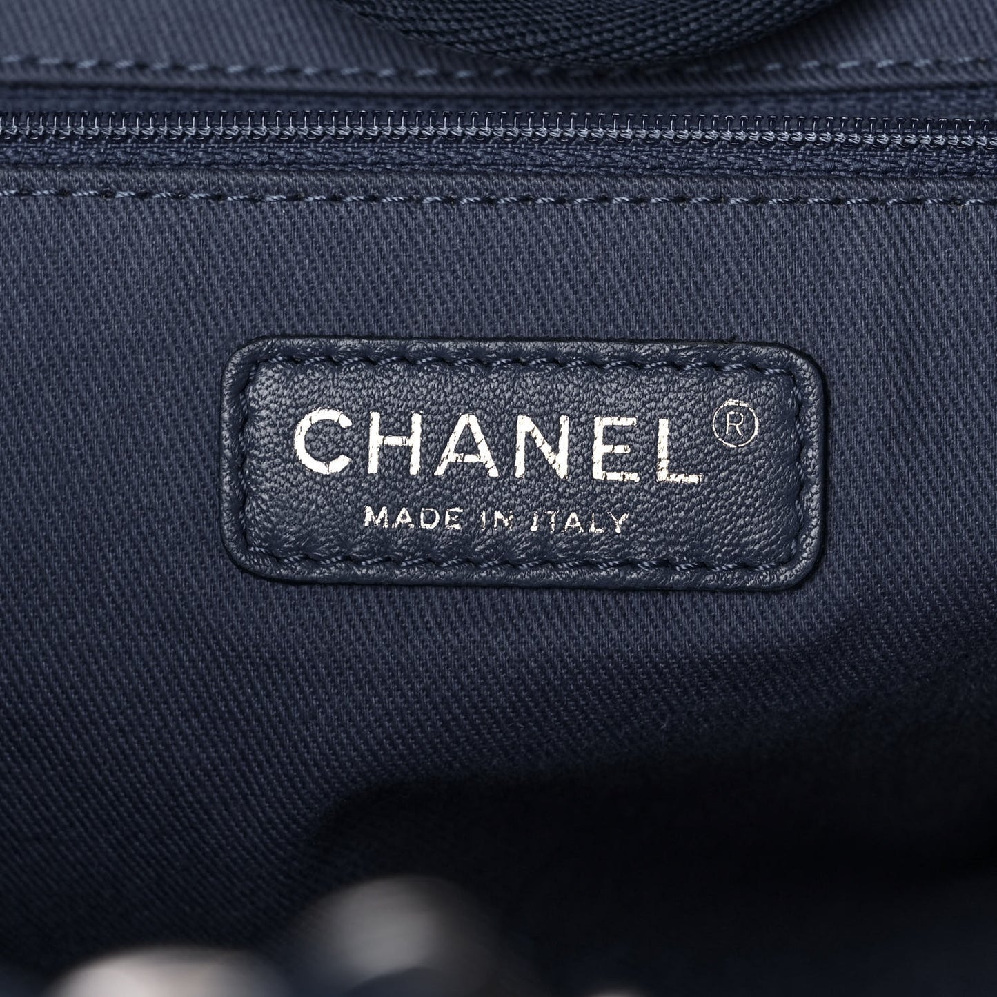 Canvas Medium Deauville Tote Blue