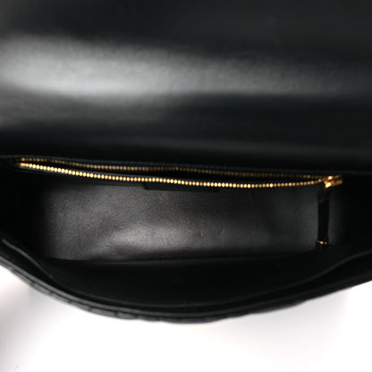 Christian Dior Calfskin Cannage Medium Caro Bag Black 5 of 9