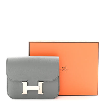 Hermes Evercolor Constance Slim Wallet Vert Amande 9 of 9