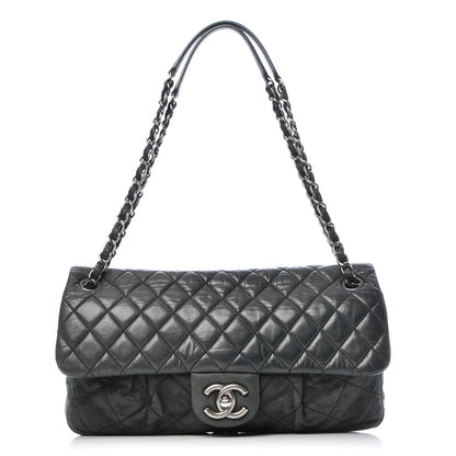 Chanel Iridescent Calfskin Large Chic Quilt Flap Black 1 of 7