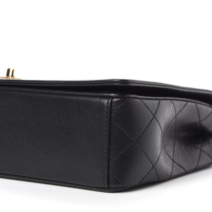 Chanel Sheepskin Quilted Vintage Mademoiselle Flap Black 7 of 11
