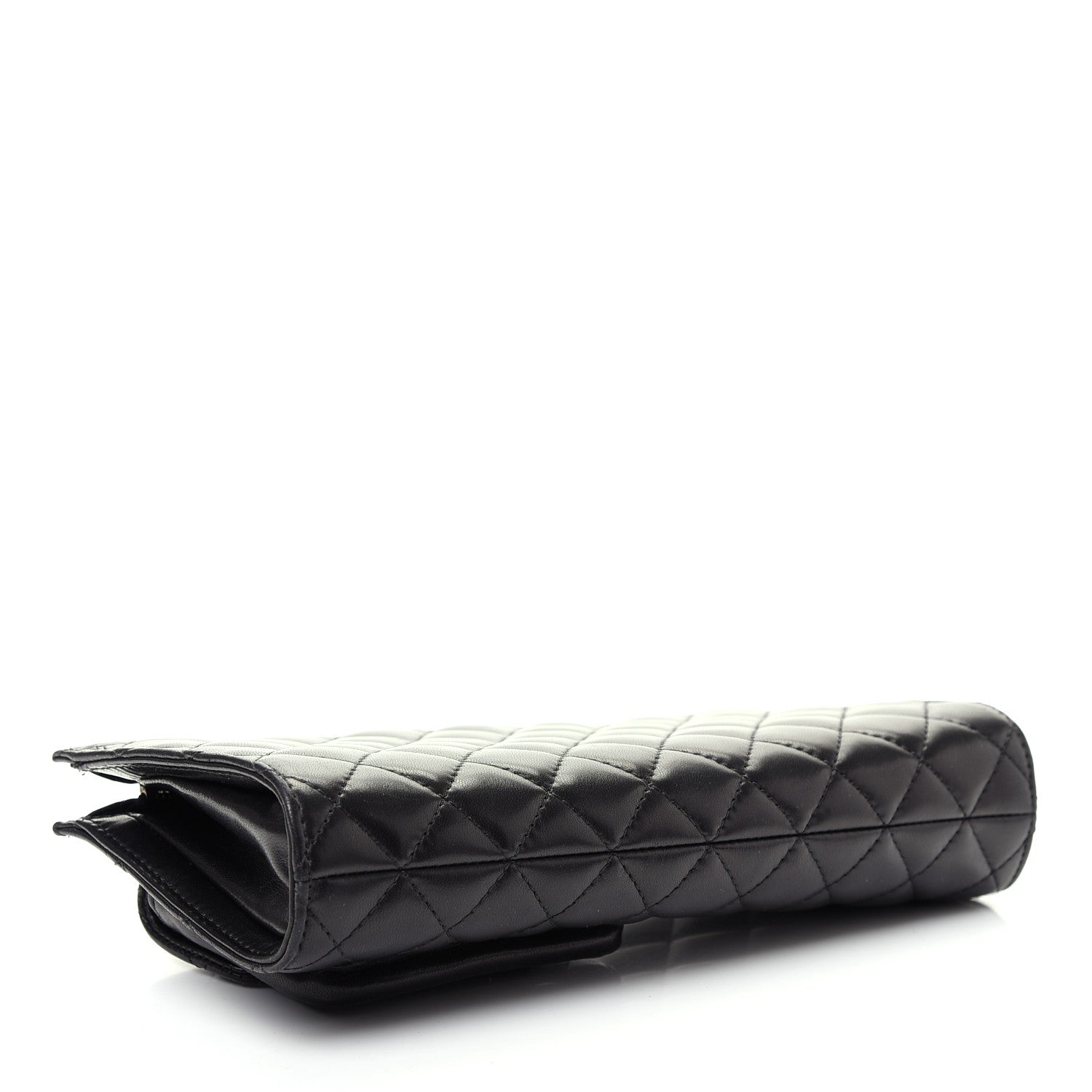 Chanel Lambskin Mineral Nights Pochette Wristlet Black 3 of 8