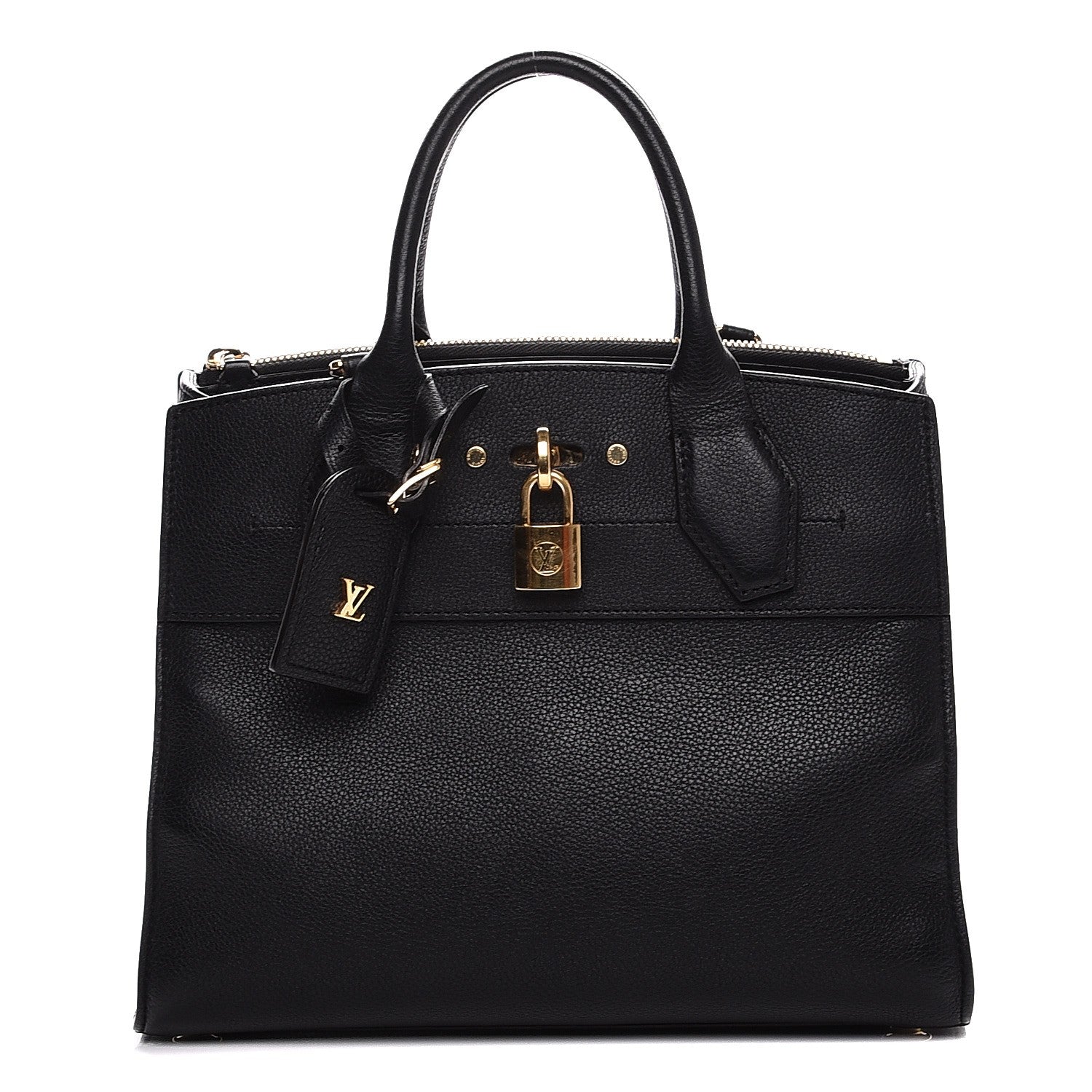 Louis Vuitton Taurillon City Steamer PM Black 1 of 11